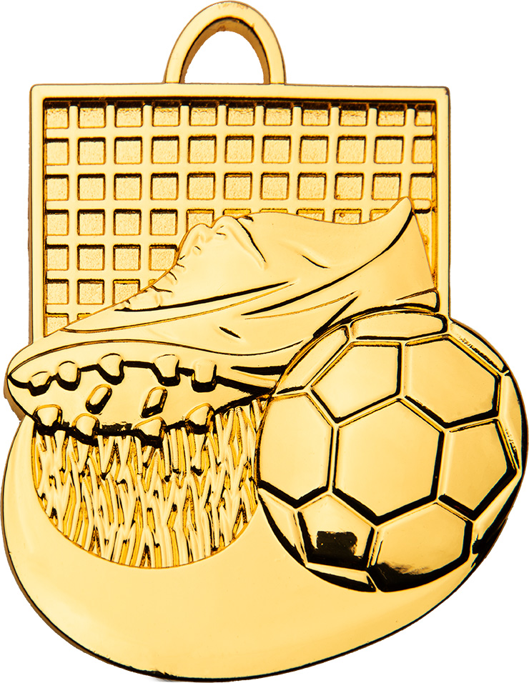 Zamak-Medaille 63x60mm -gold-