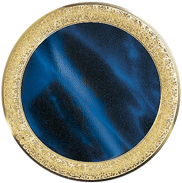 Gravurronde blau-gold Ø 115mm