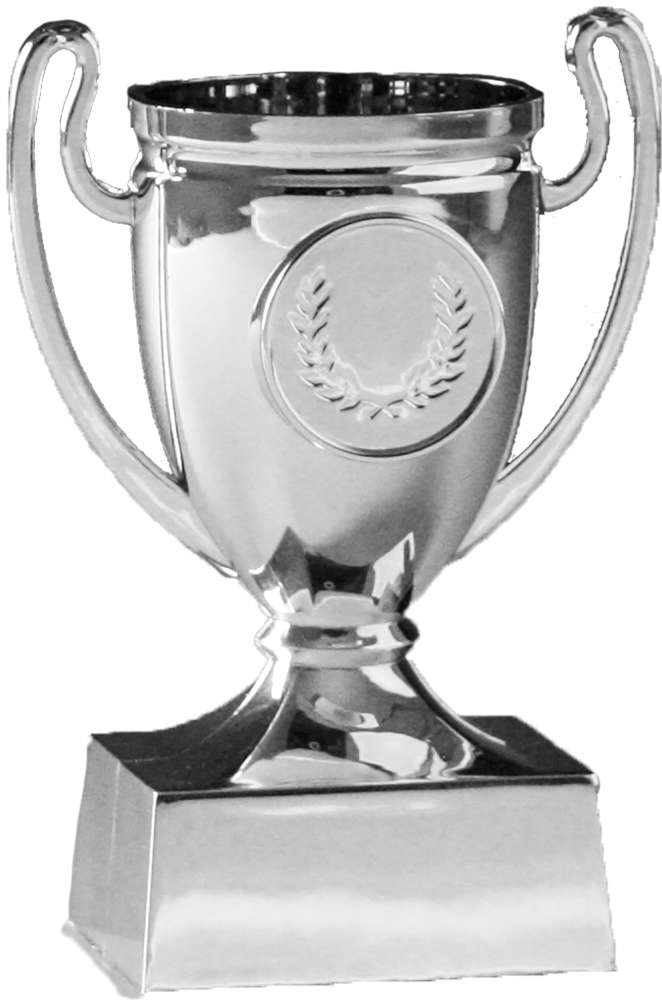 Mini-Pokal silber H110mm