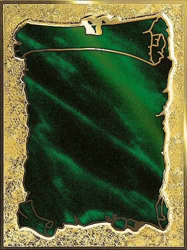 Targa grün-gold 16x12cm