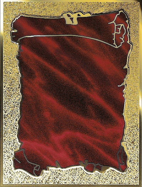 Targa rot-gold 20x15cm
