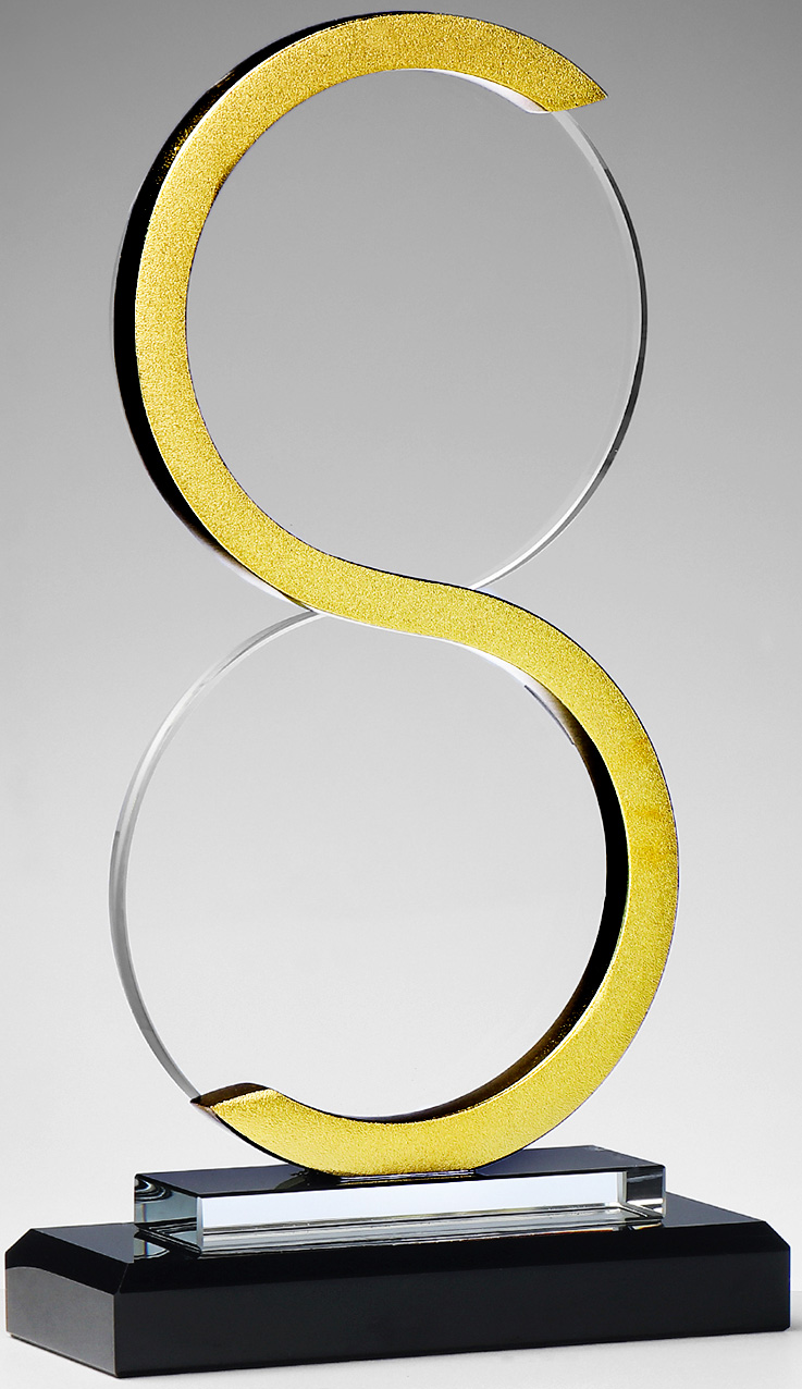 Glas-Metall Award Ø100mm gold