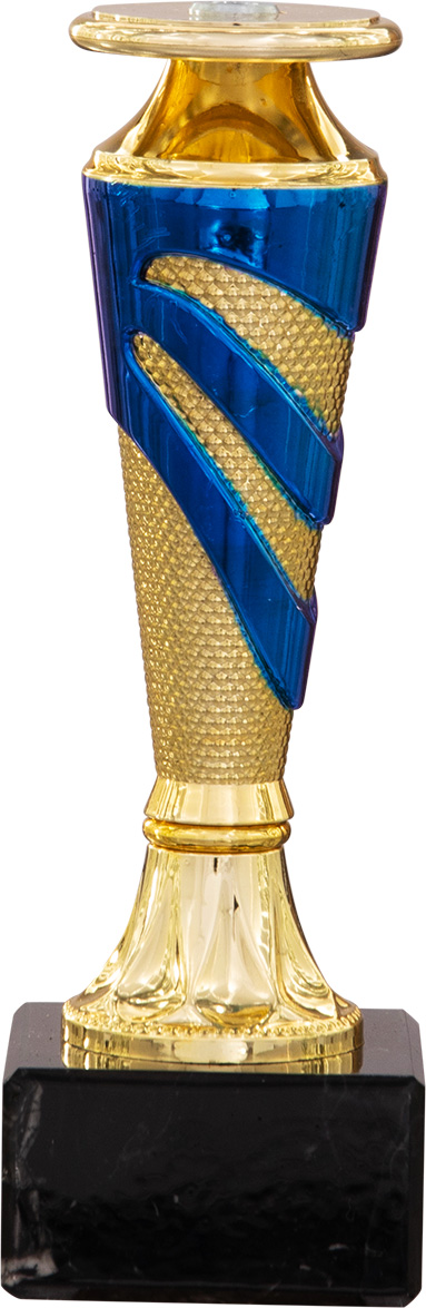 Schraubfix gold-blau H.165mm