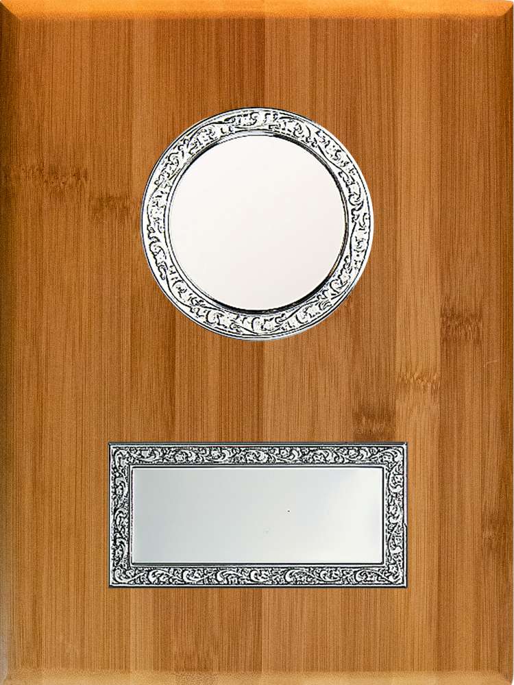 Plakette Bam. mit Fassung f5cm