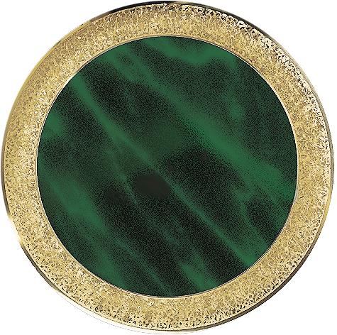 Gravurronde grün-gold Ø 149mm