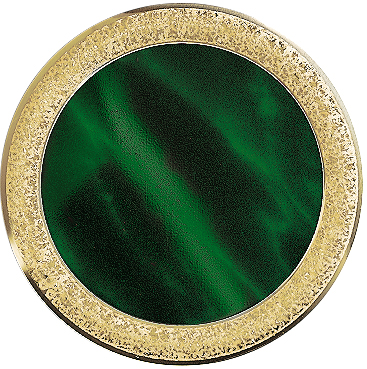 Gravurronde grün-gold Ø 115mm