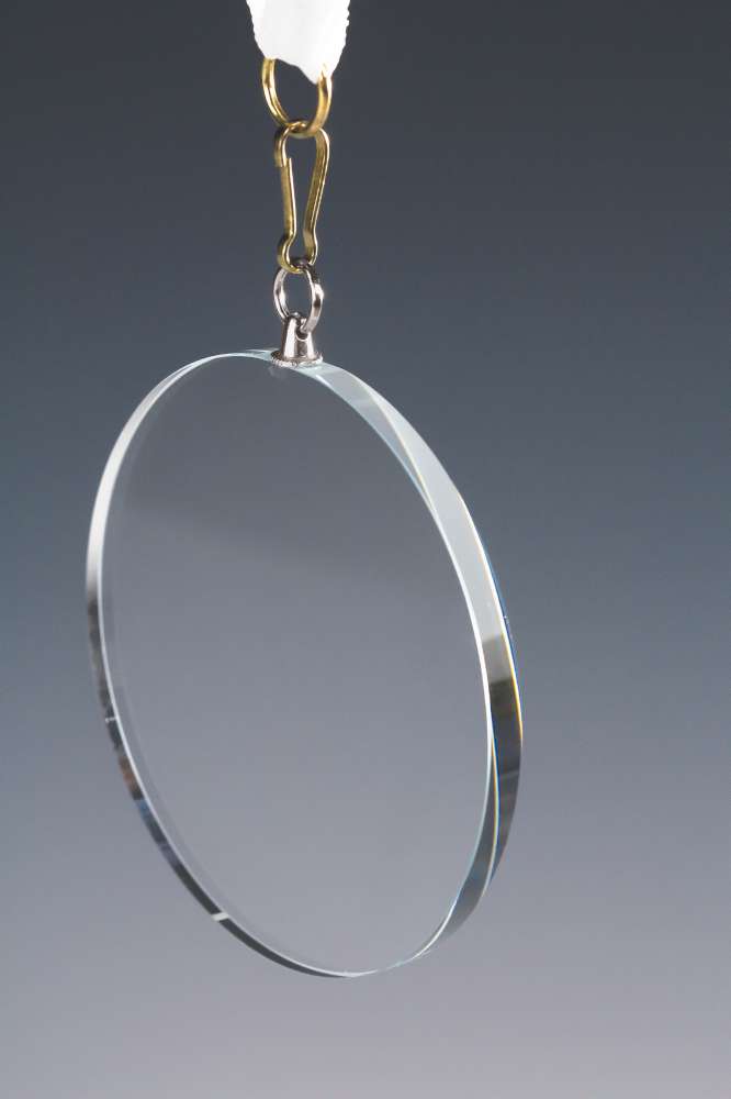 Glasmedaille Ø70mm Stärke 5mm