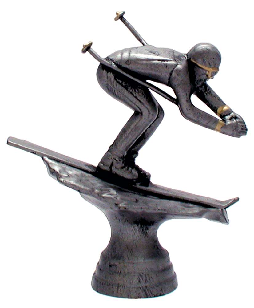 Figur Abfahrt resin 109mm
