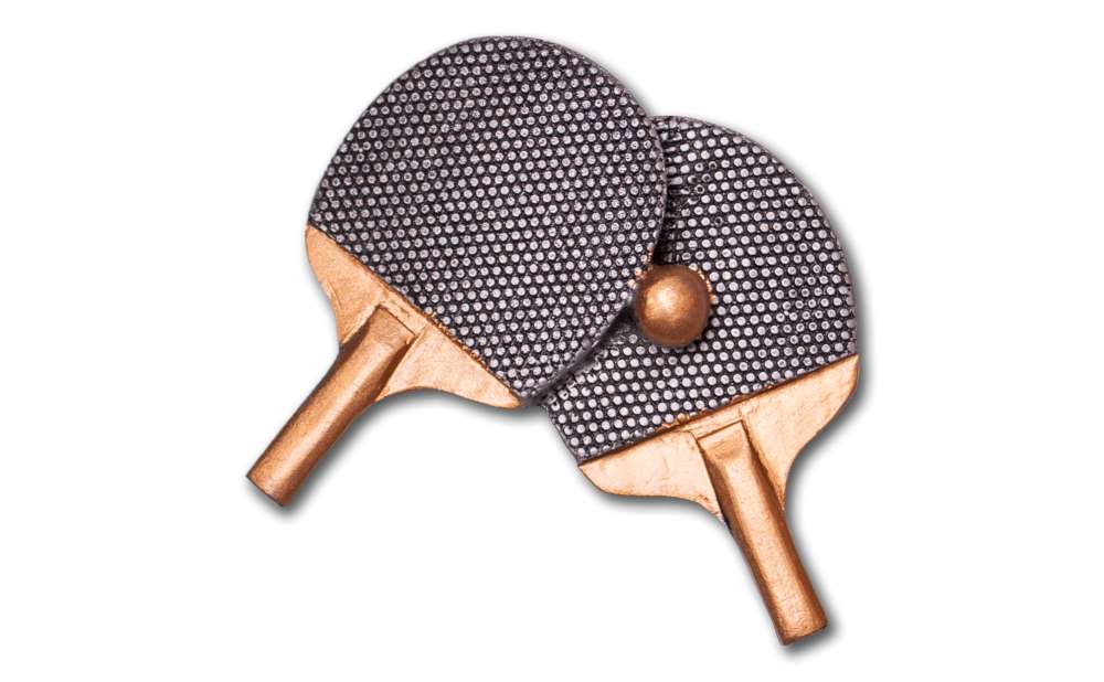 Tischtennis Dekor 5,5x8cm