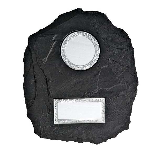 Schieferlook-Plakette 23x20cm