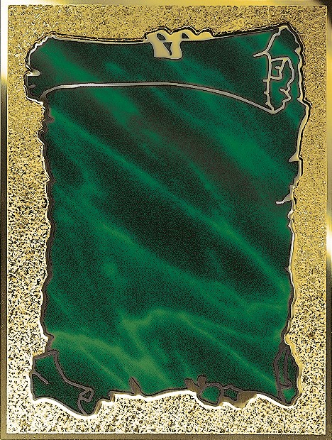 Targa grün-gold 20x15cm