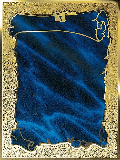 Targa blau-gold 20x15cm