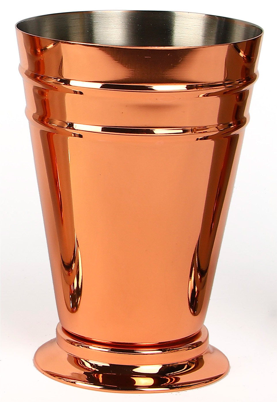 Edelstahlbecher bronze H 120mm