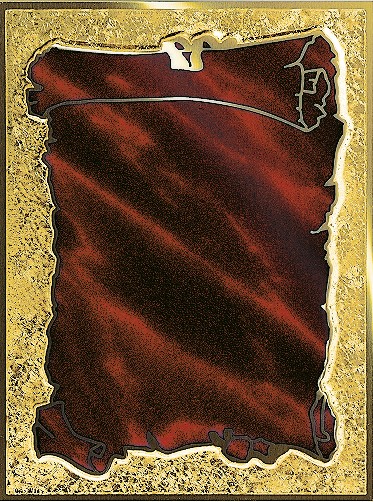 Targa rot-gold 16x12cm