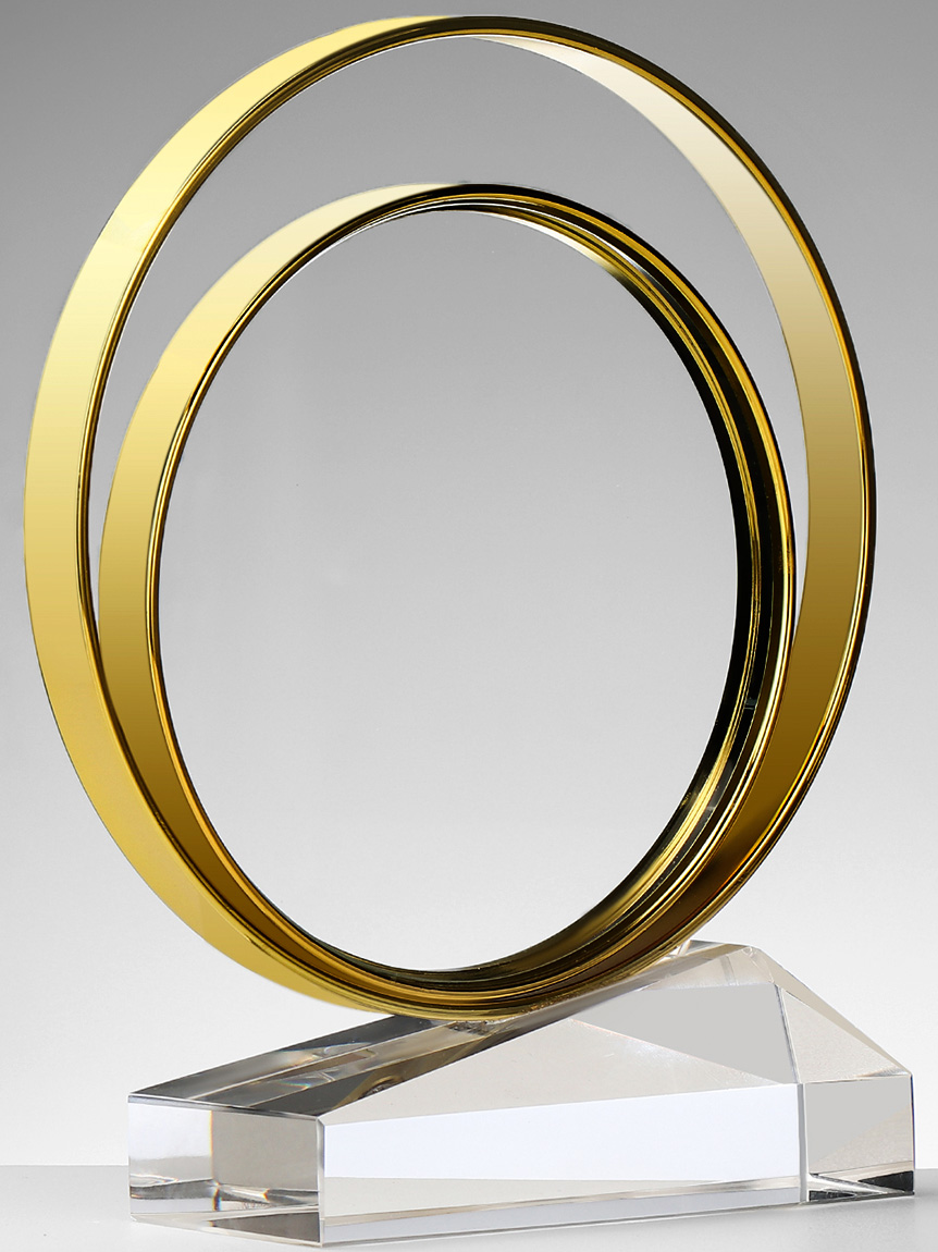 Glas-Metall Award Ø120mm gold