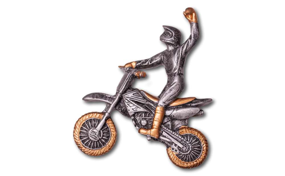 Motorcross Dekor 10x8,5cm