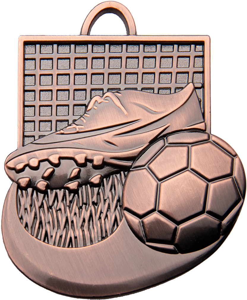 Zamak-Medaille 63x60mm-bronze-