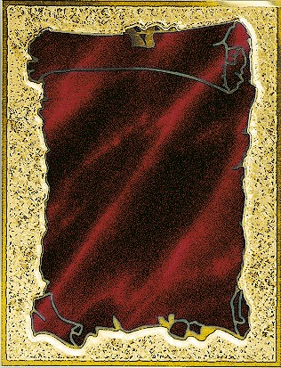 Targa rot-gold 13x10cm