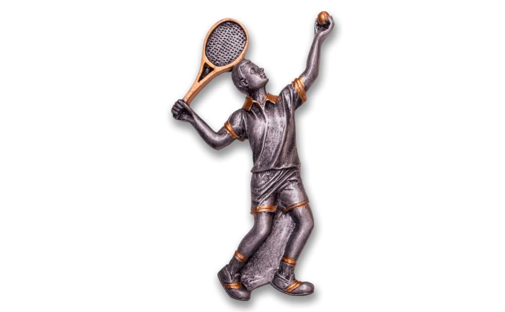 Tennis Herren Dekor 11,5x7,5cm